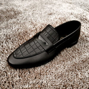formal snake shoes hero FRM-002-Black